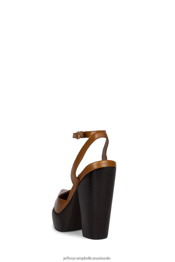 DISTURBIA Women Tan PLRNJH94 Jeffrey Campbell Heeled Mule