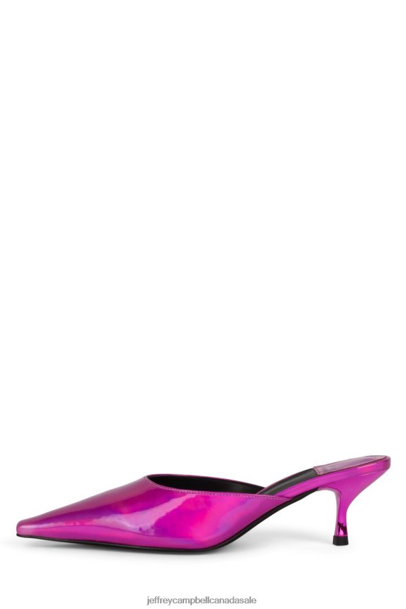 EXQUISITE Women Fuchsia Iridescent PLRNJH1717 Jeffrey Campbell Heeled Mule