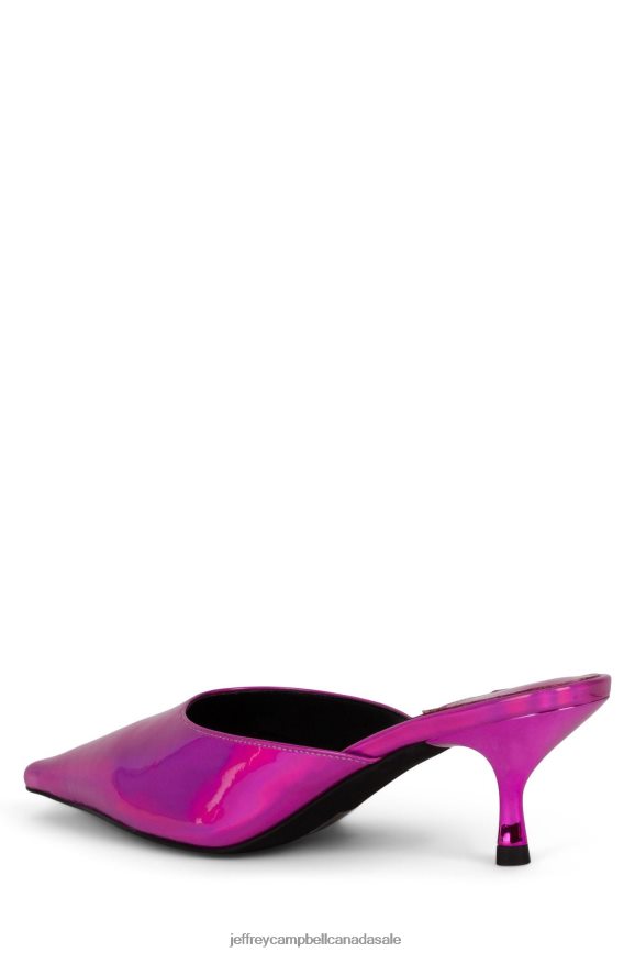 EXQUISITE Women Fuchsia Iridescent PLRNJH1717 Jeffrey Campbell Heeled Mule