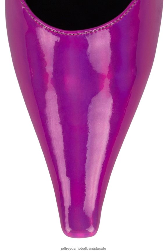 EXQUISITE Women Fuchsia Iridescent PLRNJH1717 Jeffrey Campbell Heeled Mule