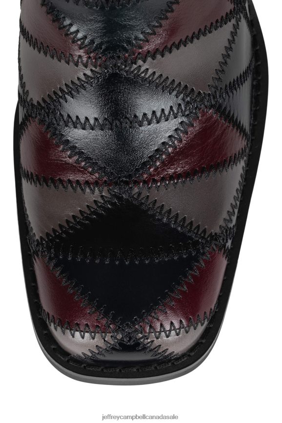 KARMA Women Black Grey multi PLRNJH1723 Jeffrey Campbell Heeled Mule