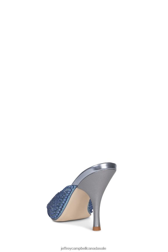 ROMANTIQ Women Light Blue Clear PLRNJH1707 Jeffrey Campbell Heeled Mule
