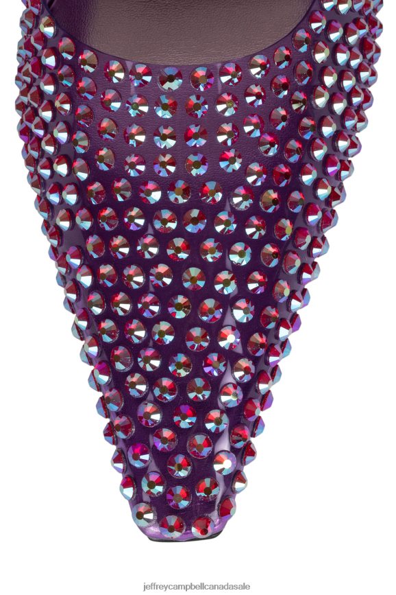 ROMANTIQ Women Purple Combo PLRNJH1709 Jeffrey Campbell Heeled Mule