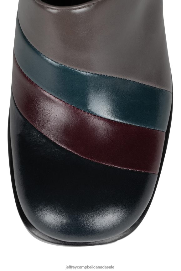 ROXANNA Women Navy Multi PLRNJH1705 Jeffrey Campbell Heeled Mule