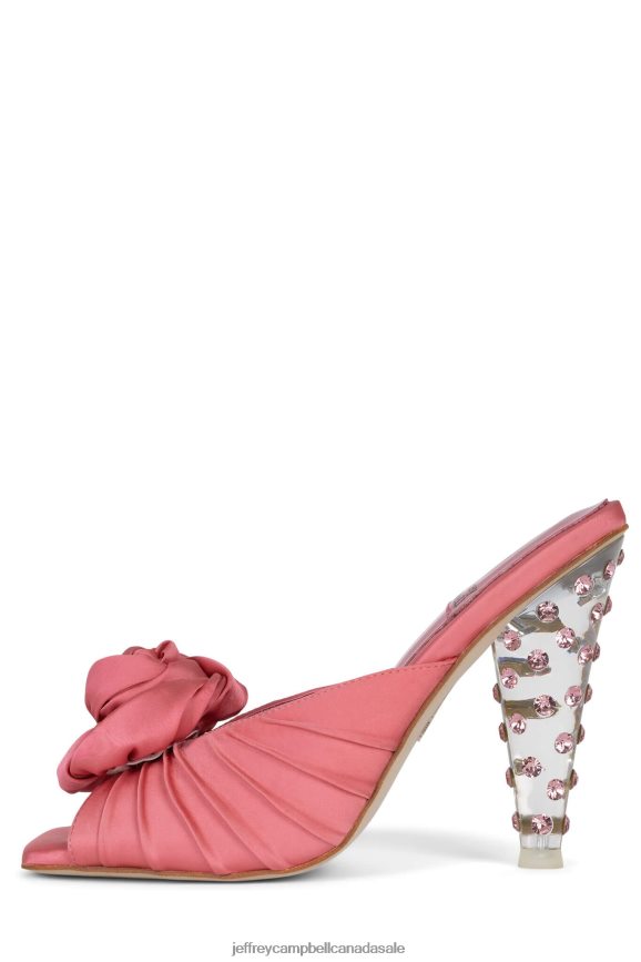 BLOSSOMED Women Pink Satin Pink PLRNJH1318 Jeffrey Campbell Heeled Pump