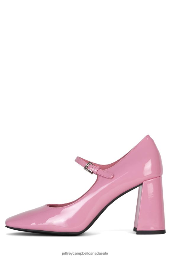 BOURDIN-2 Women Pink Patent PLRNJH1357 Jeffrey Campbell Heeled Pump