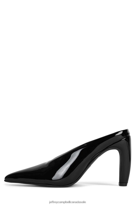 BUZZING Women Black Patent PLRNJH126 Jeffrey Campbell Heeled Pump