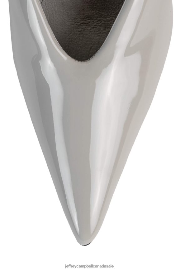 BUZZING Women Grey Patent PLRNJH125 Jeffrey Campbell Heeled Pump