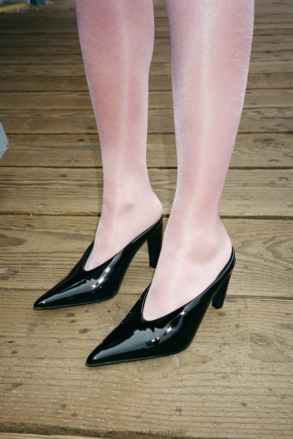 BUZZING Women Tan Patent PLRNJH124 Jeffrey Campbell Heeled Pump