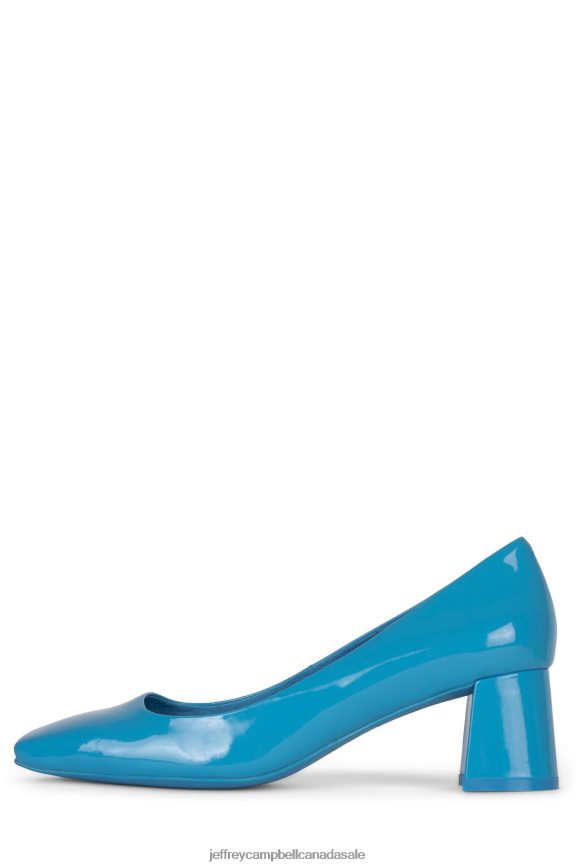 EILEEN Women Blue Patent PLRNJH1323 Jeffrey Campbell Heeled Pump