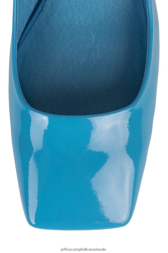EILEEN Women Blue Patent PLRNJH1323 Jeffrey Campbell Heeled Pump
