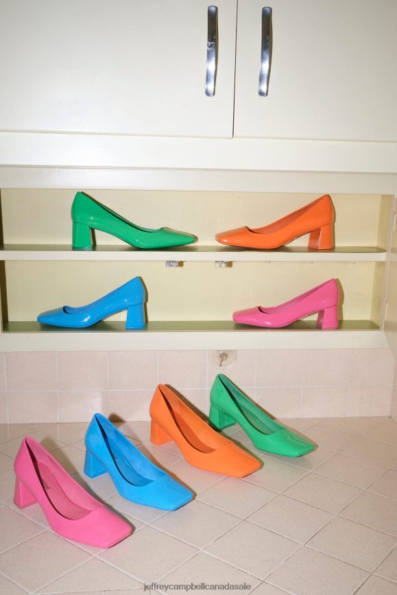 EILEEN Women Fuchsia Patent PLRNJH1322 Jeffrey Campbell Heeled Pump