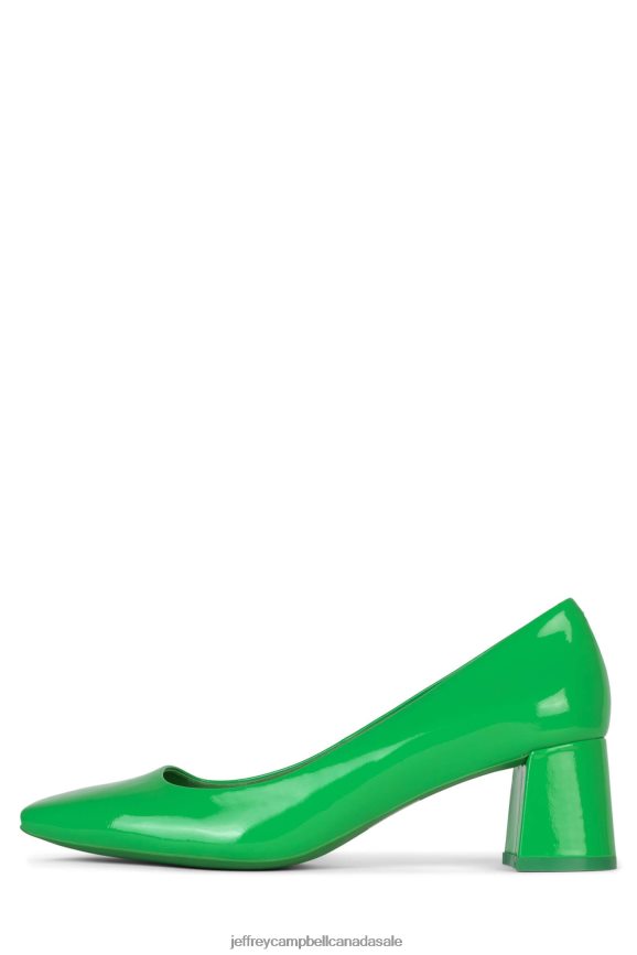 EILEEN Women Green Patent PLRNJH1324 Jeffrey Campbell Heeled Pump