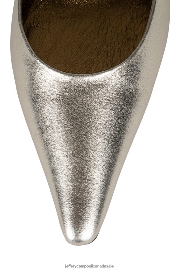 JULIETTE Women Gold Bronze Combo PLRNJH1340 Jeffrey Campbell Heeled Pump