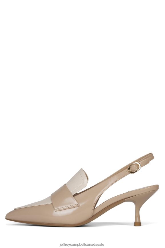 LITERATURE Women Beige Cream Box PLRNJH1390 Jeffrey Campbell Heeled Pump