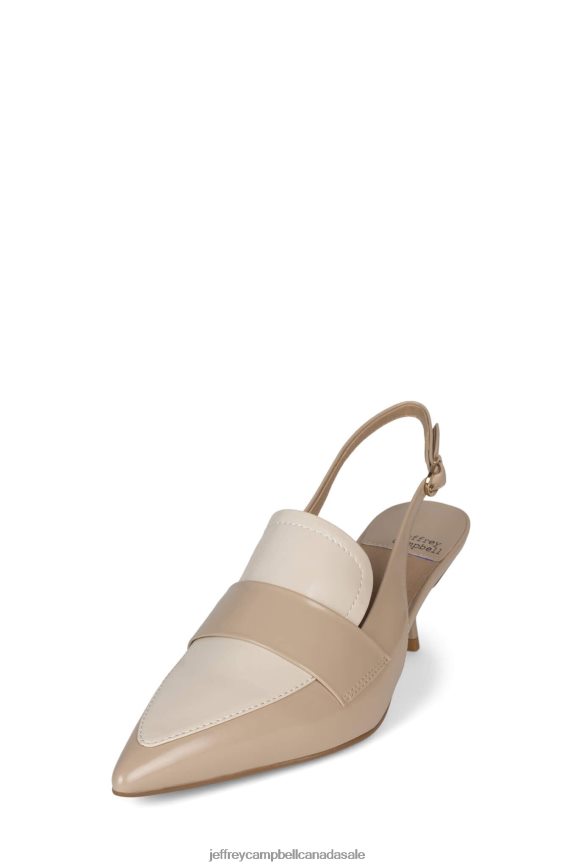 LITERATURE Women Beige Cream Box PLRNJH1390 Jeffrey Campbell Heeled Pump
