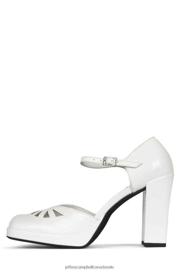 MAXXED Women Ivory Box PLRNJH1353 Jeffrey Campbell Heeled Pump