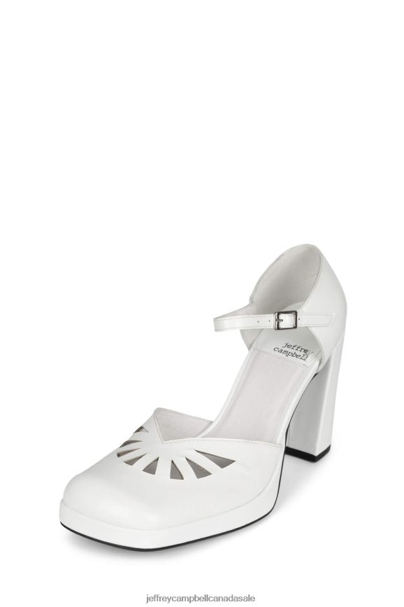MAXXED Women Ivory Box PLRNJH1353 Jeffrey Campbell Heeled Pump