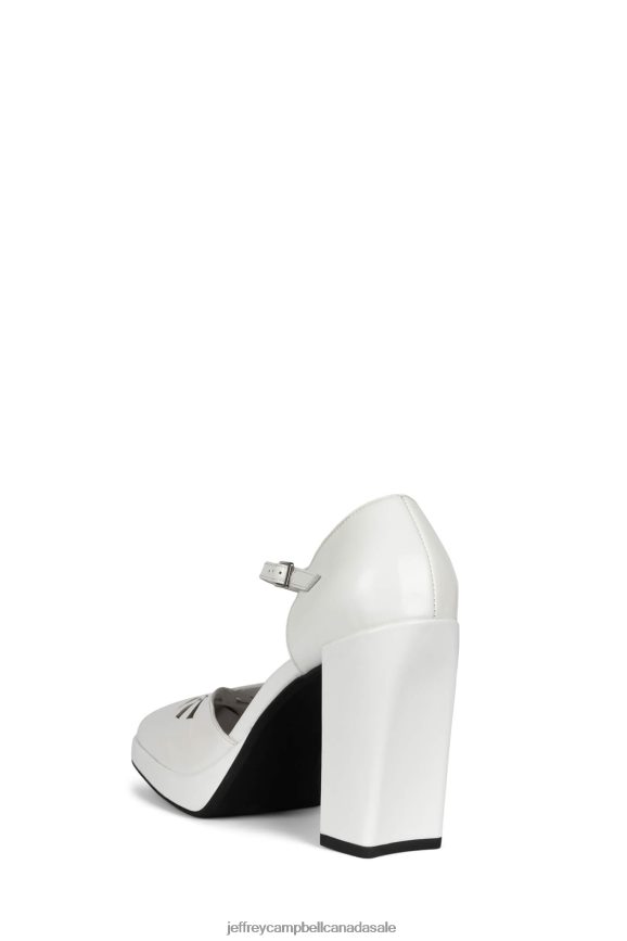 MAXXED Women Ivory Box PLRNJH1353 Jeffrey Campbell Heeled Pump