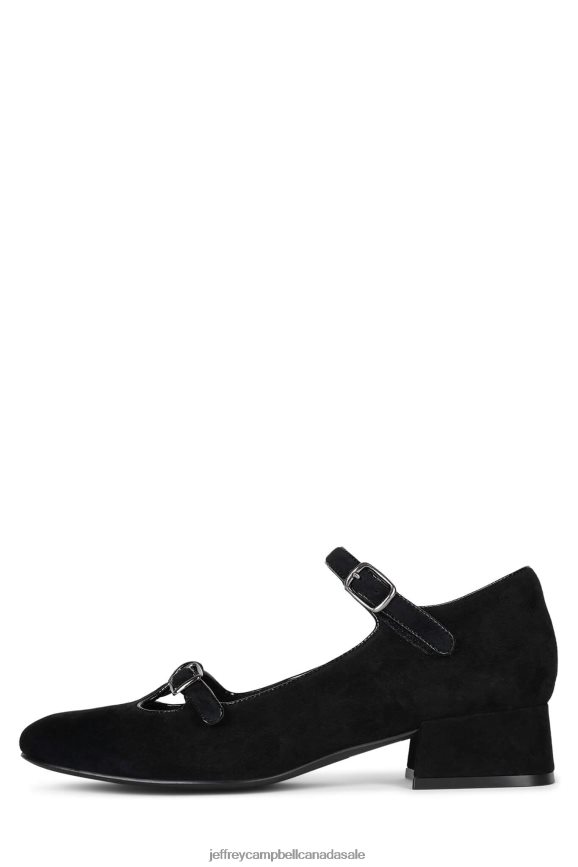 MUSICAL Women Black Suede PLRNJH1400 Jeffrey Campbell Heeled Pump