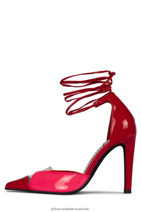 OVIO Women Bright Stripe Multi PLRNJH1367 Jeffrey Campbell Heeled Pump