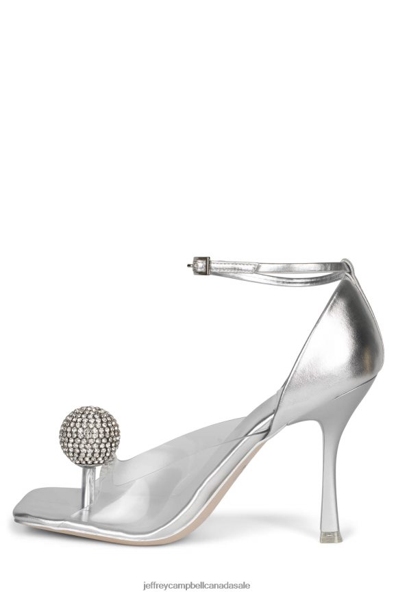 SOPHISTICA Women Silver PLRNJH1336 Jeffrey Campbell Heeled Pump