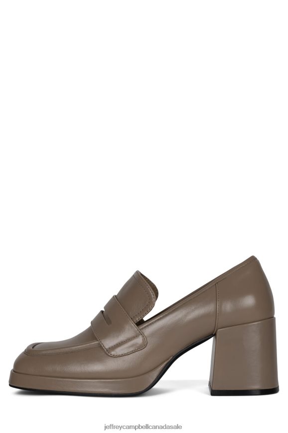 TAKE-NOTES Women Taupe PLRNJH80 Jeffrey Campbell Heeled Pump