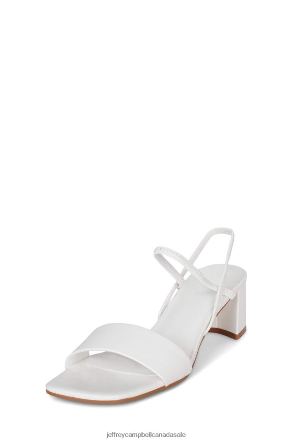 ADAPT Women White PLRNJH87 Jeffrey Campbell Heeled Sandal