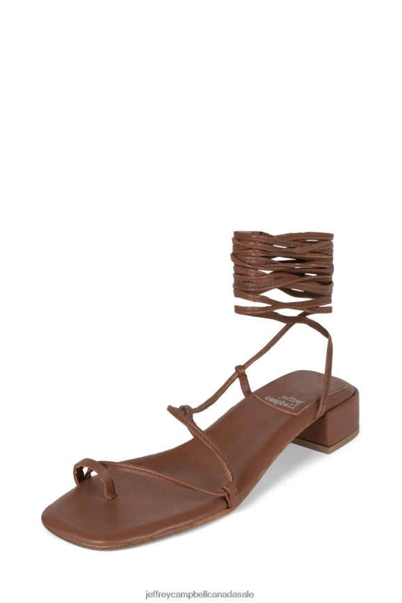 AGATE-2 Women Brown PLRNJH1597 Jeffrey Campbell Heeled Sandal