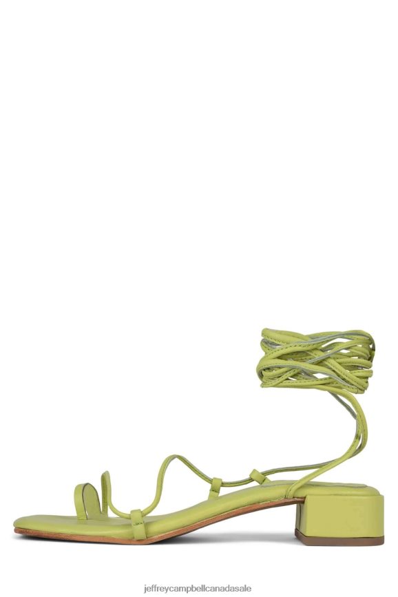 AGATE-2 Women Chartreuse PLRNJH1599 Jeffrey Campbell Heeled Sandal