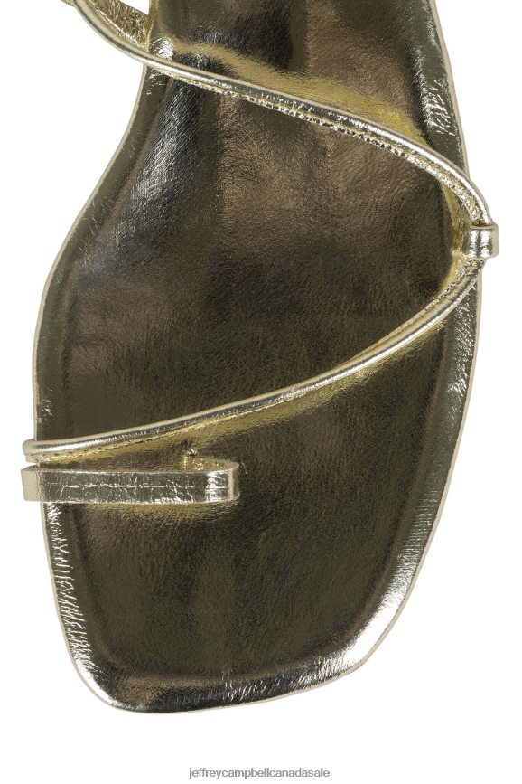 AGATE-2 Women Gold PLRNJH1598 Jeffrey Campbell Heeled Sandal