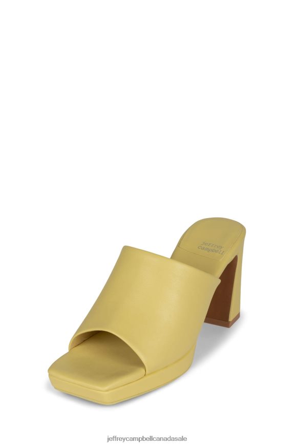 CAVIAR Women Light Yellow PLRNJH1617 Jeffrey Campbell Heeled Sandal