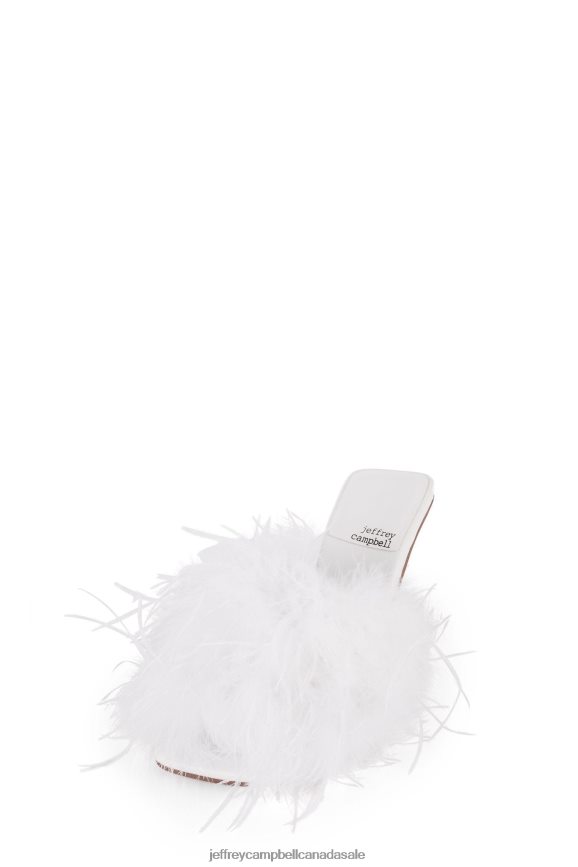 CHAUFFEUR Women White Combo PLRNJH1537 Jeffrey Campbell Heeled Sandal