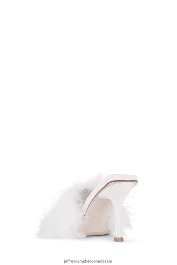 CHAUFFEUR Women White Combo PLRNJH1537 Jeffrey Campbell Heeled Sandal