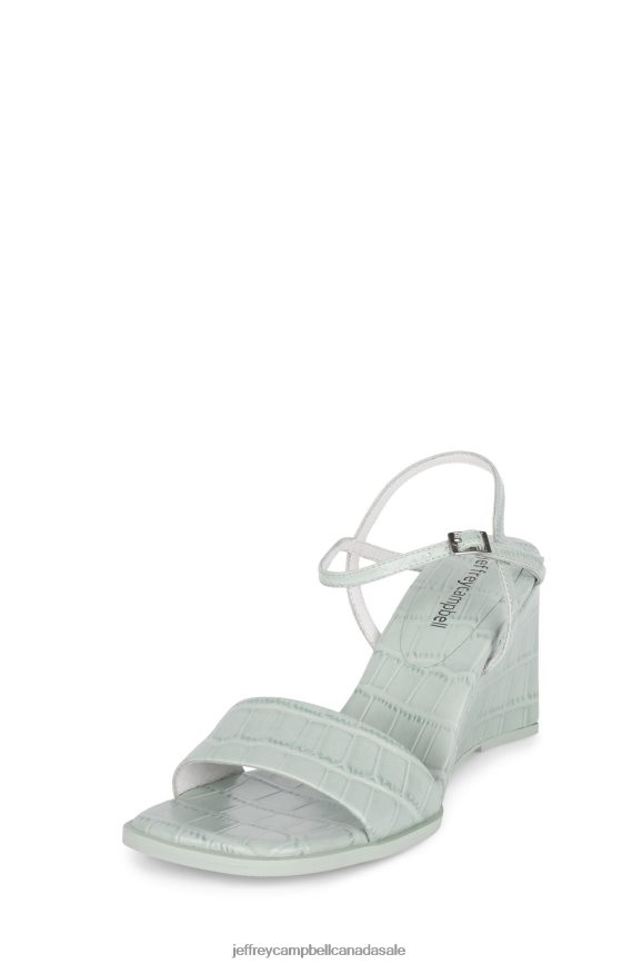 CUTIE-2 Women Mint Croco PLRNJH1590 Jeffrey Campbell Heeled Sandal