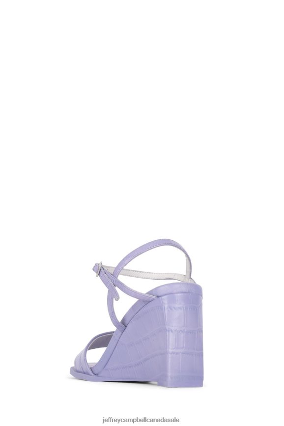 CUTIE-2 Women Periwinkle Croco PLRNJH1592 Jeffrey Campbell Heeled Sandal