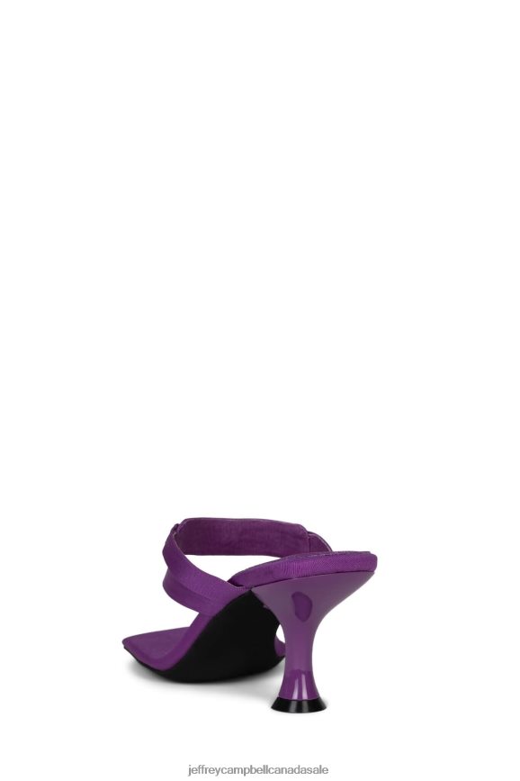 DEVIOUS Women Purple Faille Gold PLRNJH1470 Jeffrey Campbell Heeled Sandal