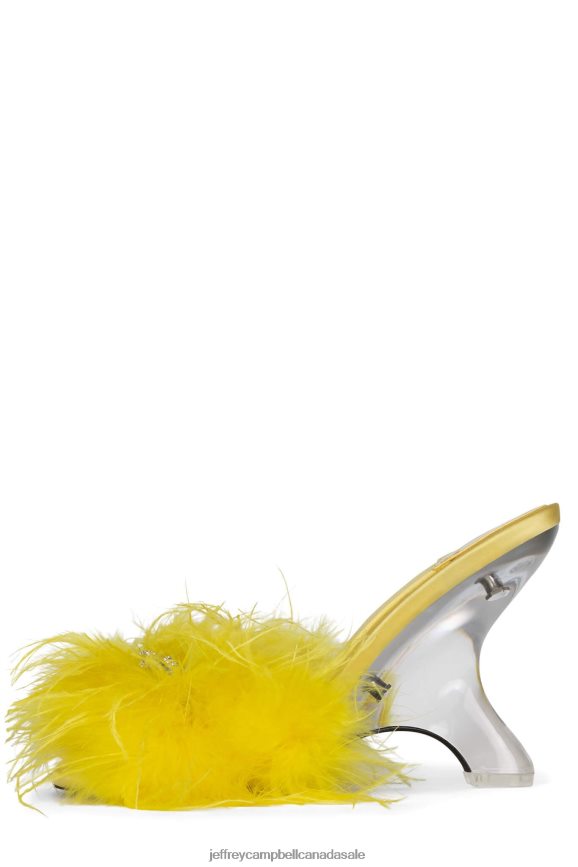 DODIE Women Yellow Silver PLRNJH1515 Jeffrey Campbell Heeled Sandal