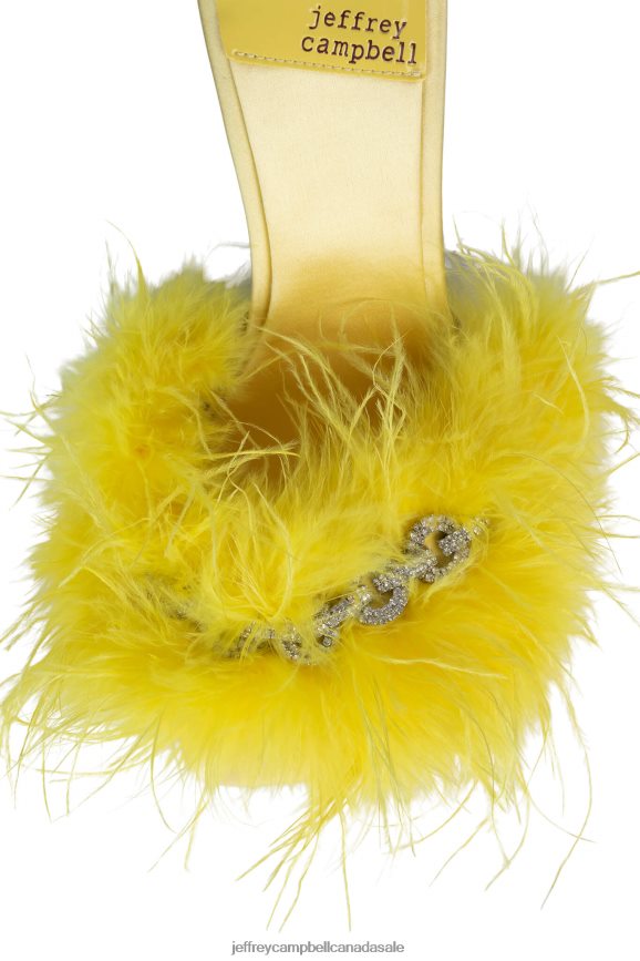 DODIE Women Yellow Silver PLRNJH1515 Jeffrey Campbell Heeled Sandal