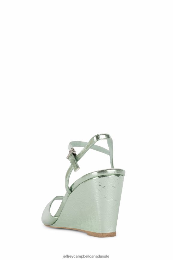 ENTREE Women Mint Metallic PLRNJH1564 Jeffrey Campbell Heeled Sandal