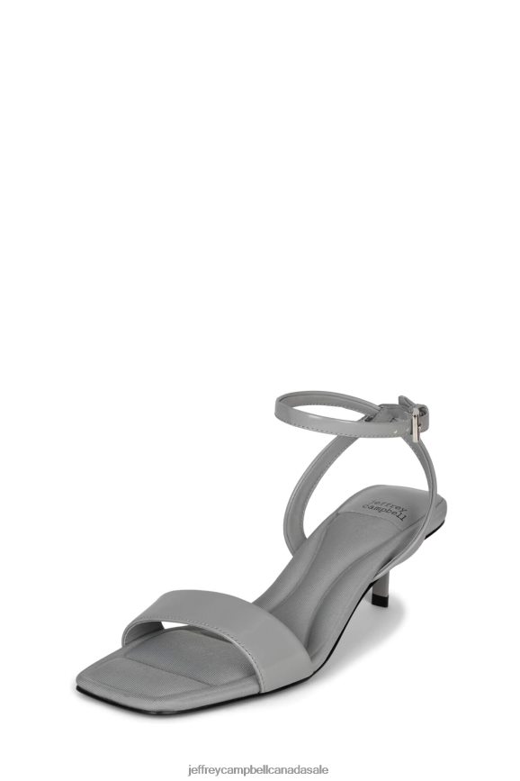 EVOKE Women Light Grey Box PLRNJH78 Jeffrey Campbell Heeled Sandal