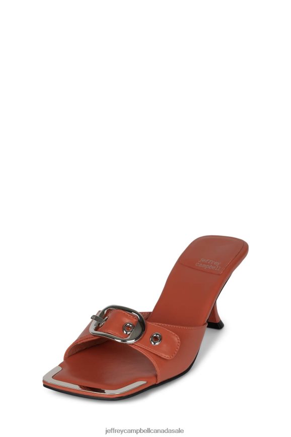 FASTEN-UP Women Red Silver PLRNJH1487 Jeffrey Campbell Heeled Sandal