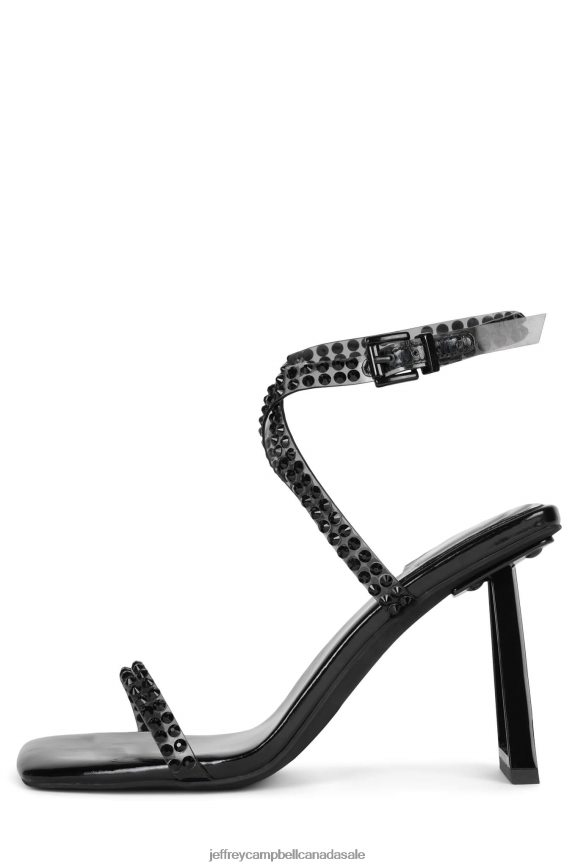 FAVORED Women Black PLRNJH1508 Jeffrey Campbell Heeled Sandal