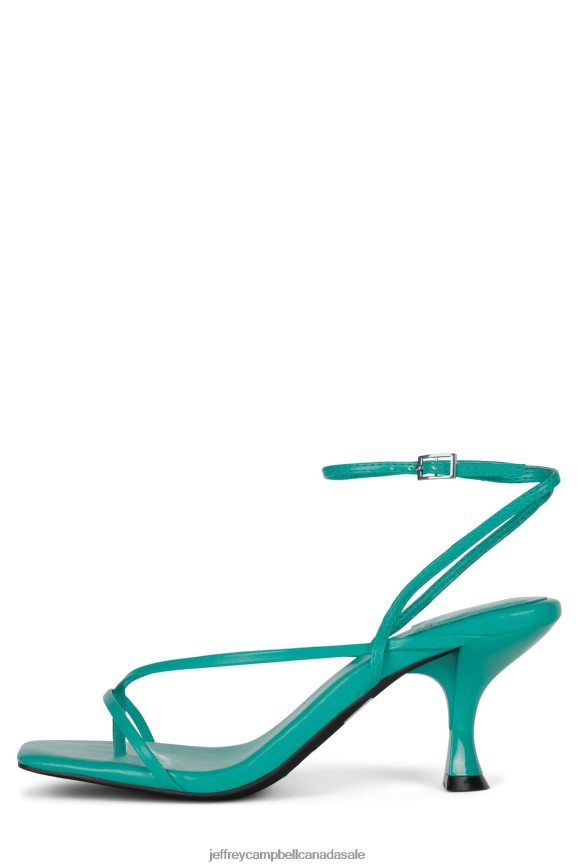 FLUXX Women Aqua PLRNJH1491 Jeffrey Campbell Heeled Sandal