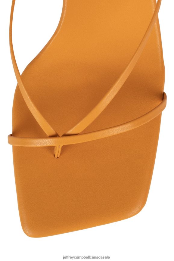 FLUXX Women Light Orange PLRNJH1492 Jeffrey Campbell Heeled Sandal