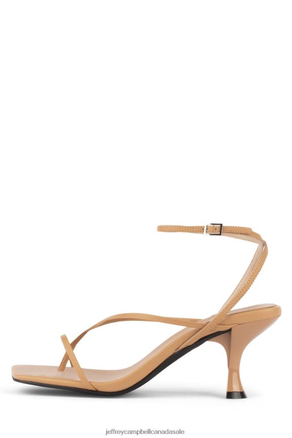 FLUXX Women Nude PLRNJH1544 Jeffrey Campbell Heeled Sandal
