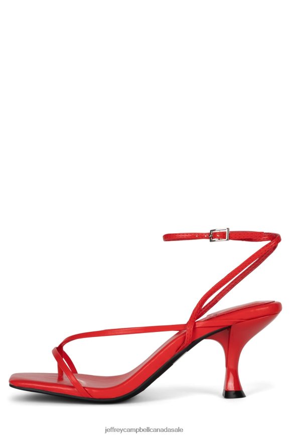 FLUXX Women Red PLRNJH1493 Jeffrey Campbell Heeled Sandal