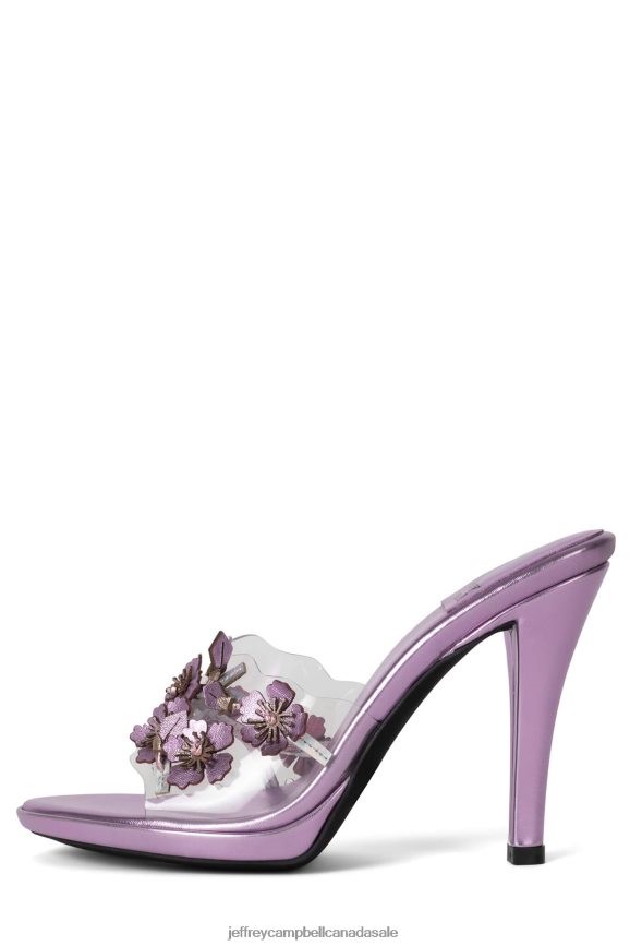 FRESHEST Women Lilac Metallic Combo PLRNJH1437 Jeffrey Campbell Heeled Sandal