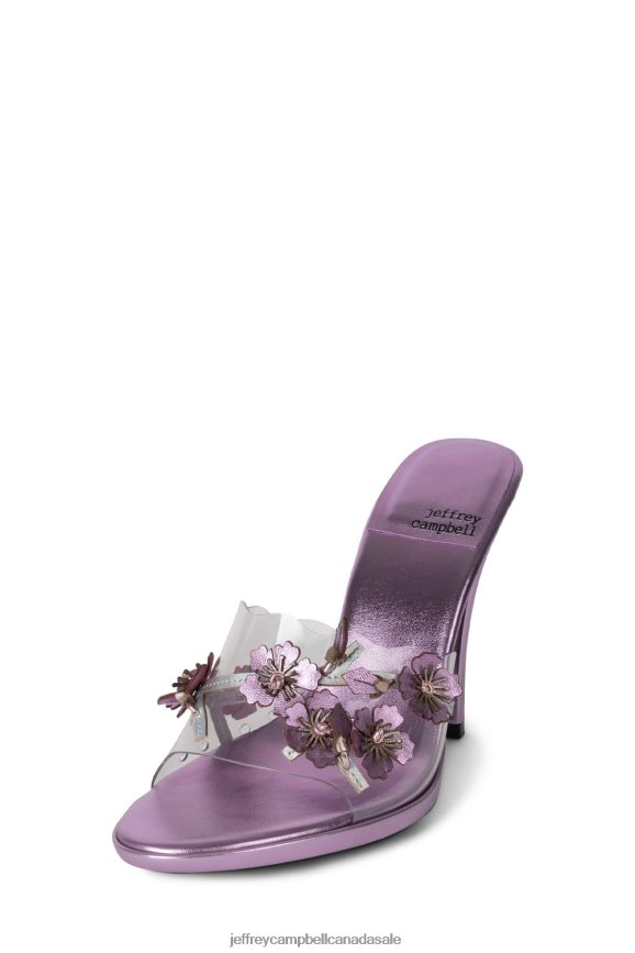FRESHEST Women Lilac Metallic Combo PLRNJH1437 Jeffrey Campbell Heeled Sandal
