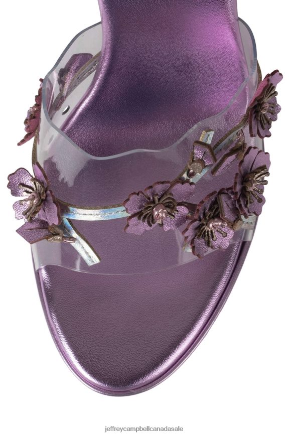 FRESHEST Women Lilac Metallic Combo PLRNJH1437 Jeffrey Campbell Heeled Sandal